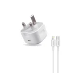 20W Fast Charger + Type-C to Lightning Cable Combo