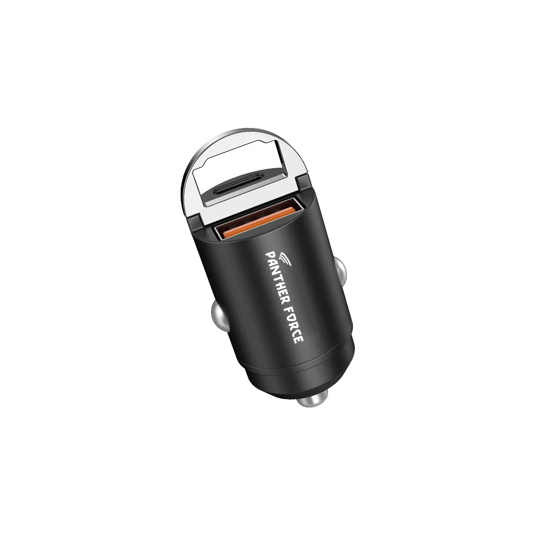 pf180_1920x Mini Car Charger – Type-C + USB-A | 20W Fast Charging | Dual Ports - Image 1
